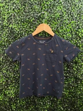 Craft + Flow Knitwear, Kids Bear T shirt Size 5